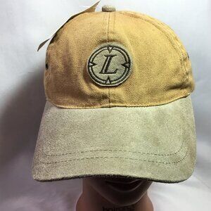 LEUPOLD RIFLE SCOPES Optics Hat Ball Cap Canvas & Leather NWT